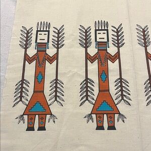 Rare find- Bahah Zhonie, aka Frank Austin Linen Fabric - 1.5 yards